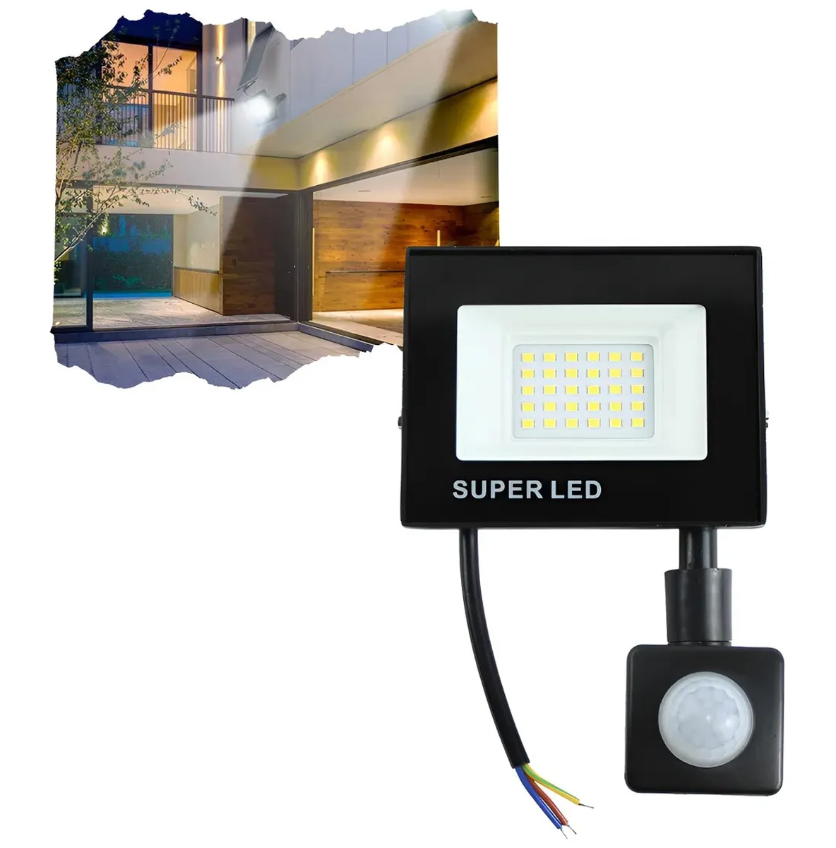 Refletor Led 100w Holofote Sensor Presença Fotocélula Bivolt 4.8 Avaliação 4.8 de 5. 36 opiniões. (36)